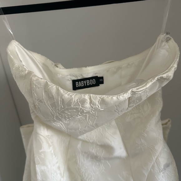 Babyboo Elenora Ivory Floral Mini Dress - Picture 9 of 10